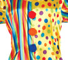 GP84362 – Clown Karneval Spaßbote Humorvolle – Größe: 46 - 48 (S) – Farbe: Mehrfarbig