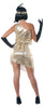 GP84595 – Groovy 20's Gold Flapper – Größe: 44 - 46 (XL) – Farbe: Gold
