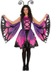 GP84117 – Schmetterling Kostüm Karneval Fasching – Größe: 36 - 38 (S) – Farbe: Lila