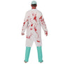 GP79116 – Zombie Arzt Halloween Kostüm – Größe: 54 - 56 (XL) – Farbe: Blau