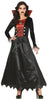 GP79589 – Vampir Halloween Kleid – Größe: 44 - 46 (XL) – Farbe: Schwarz