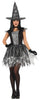 GP79844 – Hexe Halloween Kostüm Grau Zauberhafte – Größe: 44 - 46 (XL) – Farbe: Schwarz
