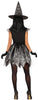 GP79844 – Hexe Halloween Kostüm Grau Zauberhafte – Größe: 44 - 46 (XL) – Farbe: Schwarz
