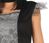 GP79844 – Hexe Halloween Kostüm Grau Zauberhafte – Größe: 44 - 46 (XL) – Farbe: Schwarz