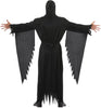 GP80045 – Halloween Sensemann Kostüm Flügel Kapuze – Größe: 54 - 56 (XL) – Farbe: Schwarz