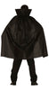 GP88314 – Vampir Halloween Kleid Mantel Rote Weste – Größe: 54 - 56 (XL) – Farbe: Grau