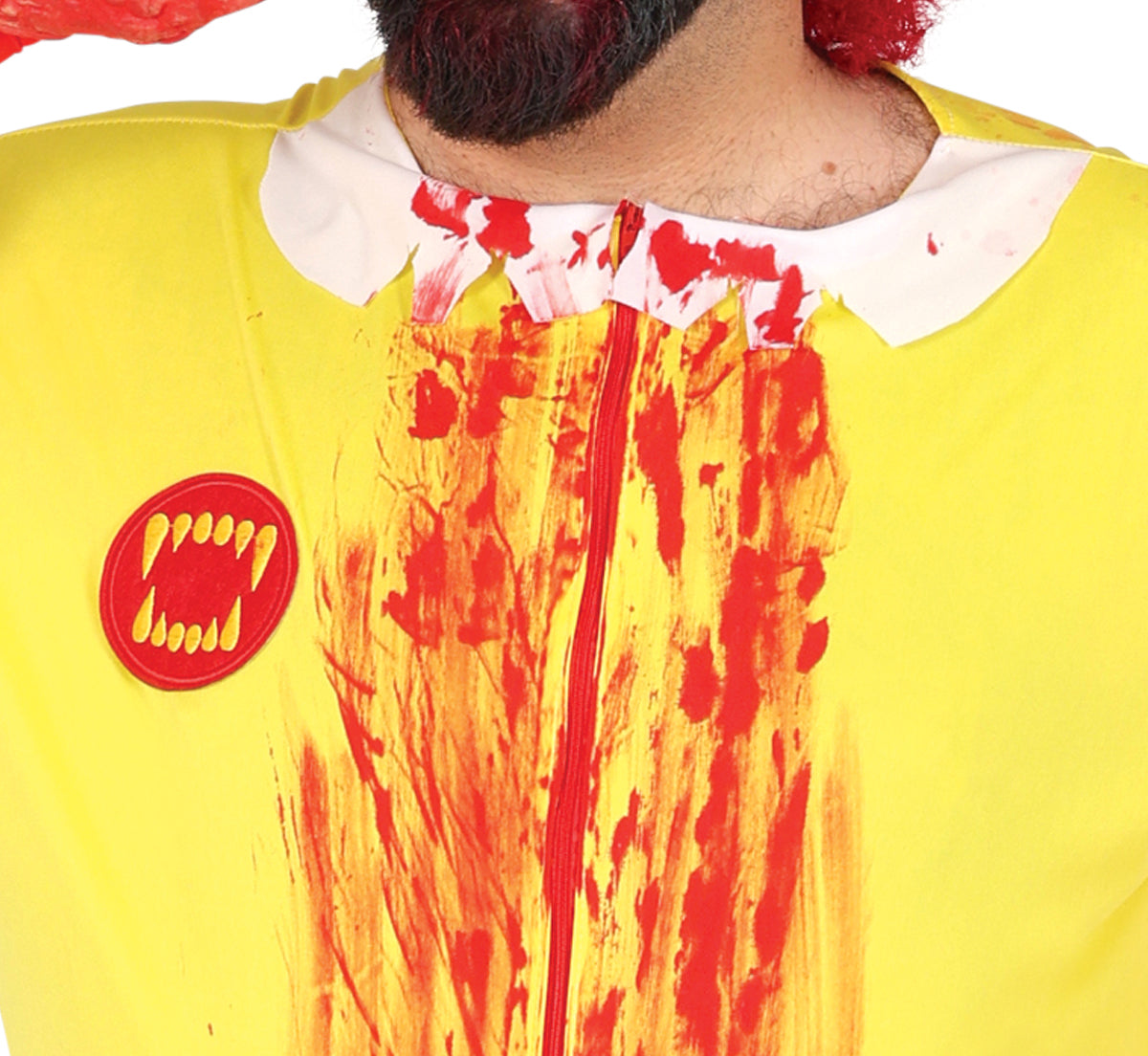 GP88352 – Clown Zombie Gruselige Halloween – Größe: 54 - 56 (XL) – Farbe: Gelb