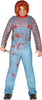 GP88366 – Halloween Schreckenspuppe Kostüm Blutig – Größe: 54 - 56 (XL) – Farbe: Blau