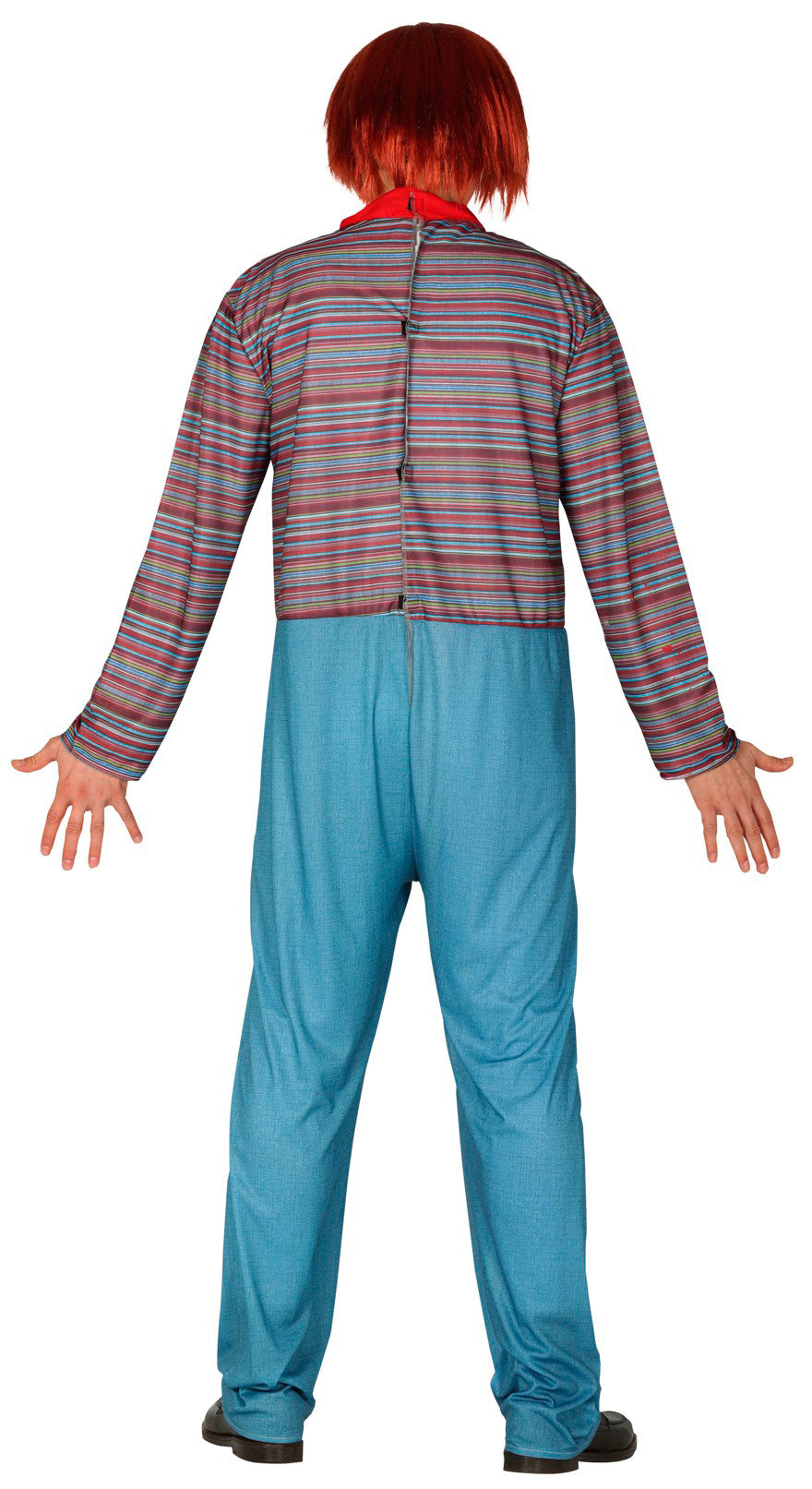 GP88366 – Halloween Schreckenspuppe Kostüm Blutig – Größe: 54 - 56 (XL) – Farbe: Blau