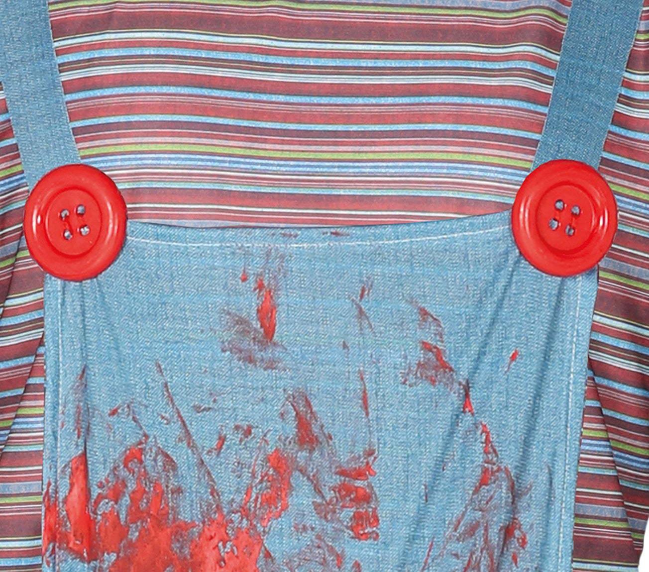 GP88366 – Halloween Schreckenspuppe Kostüm Blutig – Größe: 54 - 56 (XL) – Farbe: Blau