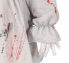 GP88370 – Clown Grusel Halloween Kostüm Set – Größe: 54 - 56 (XL) – Farbe: Grau