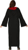 GP88726 – Magische Studenten Robe Halloween – Größe: 44 - 46 (XL) – Farbe: Schwarz