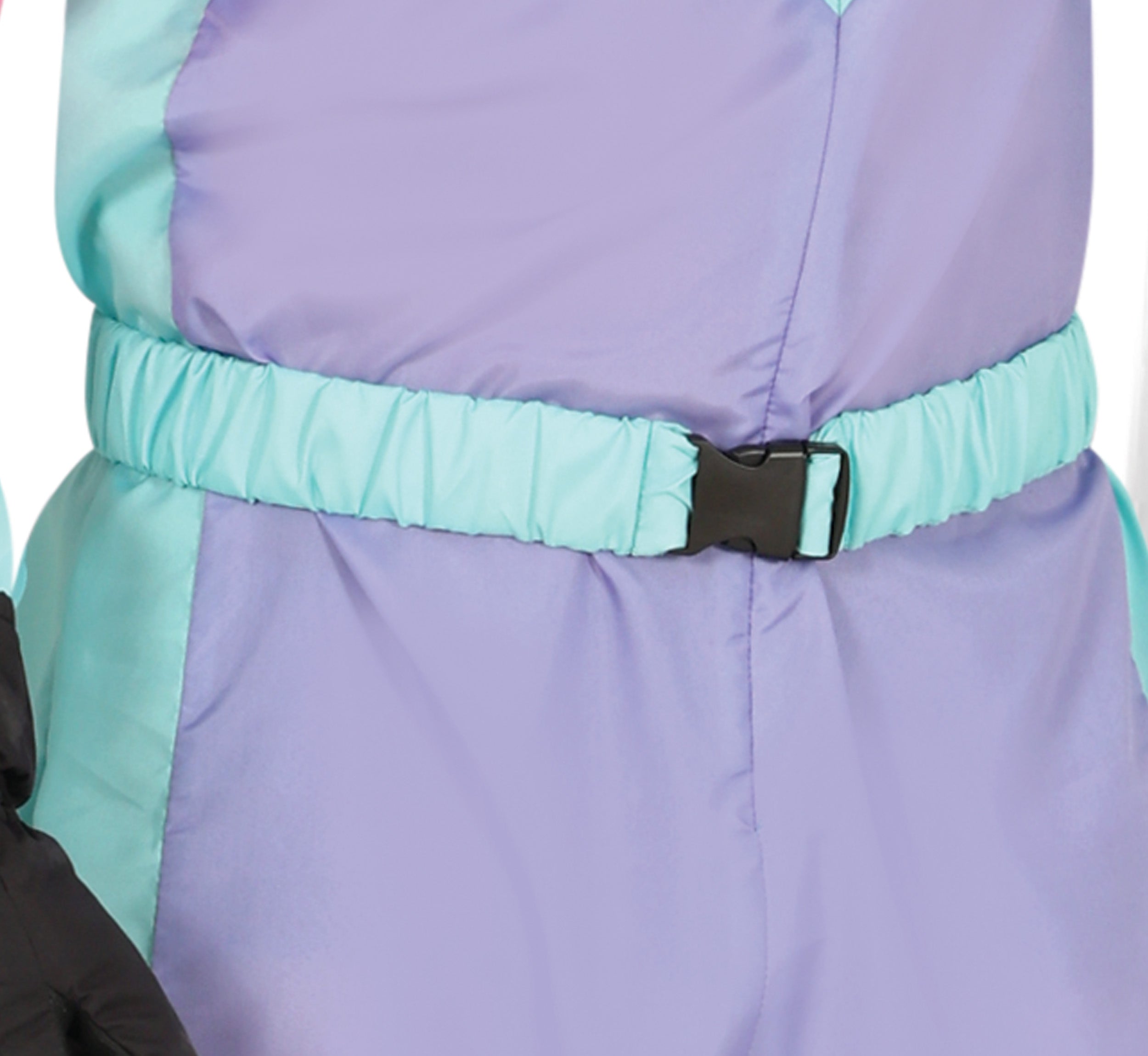 GP84174 – Sportlicher 80er Karneval Retro Skianzug – Größe: 46 - 48 (S), 48 - 50 (M), 52 - 54 (L), 54 - 56 (XL) – Farbe: Blau