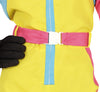 GP84186 – Achtziger Jahre Ski Kostüm Gelb – Größe: 36 - 38 (S), 38 - 40 (M), 42 - 44 (L), 44 - 46 (XL) – Farbe: Gelb