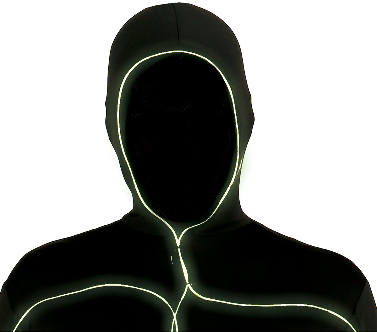 GP84268 – Horror Dunkler Schattenspringer – Größe: 52 - 54 (L) – Farbe: Schwarz