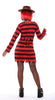 GP84269 – Halloween Schrecken Braut Kostüm – Größe: 38 - 40 (M) – Farbe: Rot