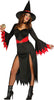 GP84277 – Hexenkostüm Halloween Magie Zauber – Größe: 38 - 40 (M) – Farbe: Schwarz