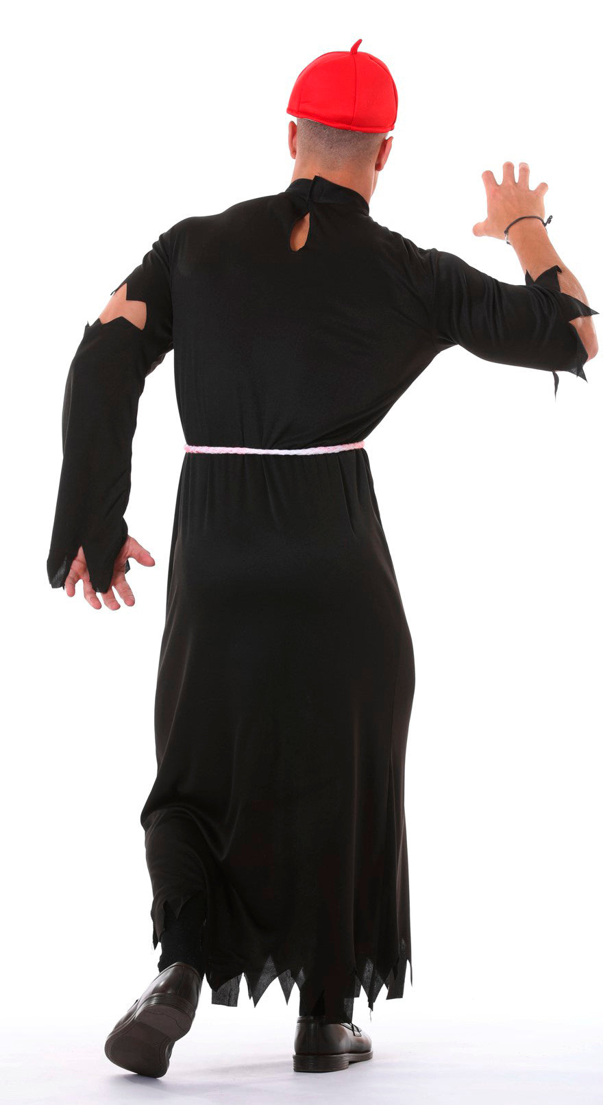 GP84299 – Zombie Priester Halloween Kostüm Spuk – Größe: 52 - 54 (L) – Farbe: Schwarz, Ansicht 2