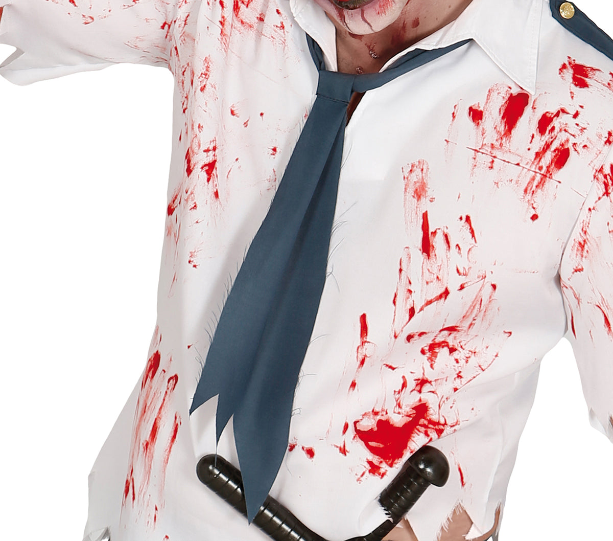 GP84300 – Zombie Wächter Untoter Horror Outfit Kostüm – Größe: 52 - 54 (L) – Farbe: Weiß