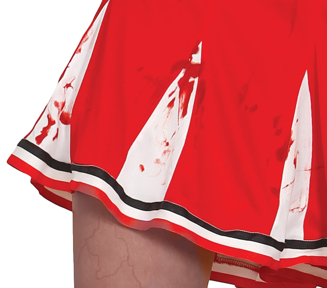 GP84311 – Halloween Zombie Cheerleader Kostüm – Größe: 42 - 44 (L) – Farbe: Rot