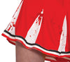 GP84311 – Halloween Zombie Cheerleader Kostüm – Größe: 42 - 44 (L) – Farbe: Rot