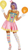 GP84324 – Clown Fasching Kostüm Karneval Buntes – Größe: 38 - 40 (M) – Farbe: Mehrfarbig