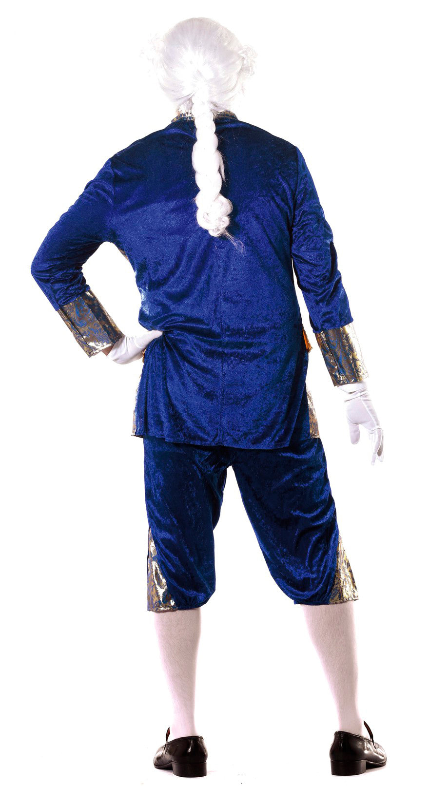 GP84333 – Marquis Kostüm Karneval Edle Rokoko – Größe: 48 - 50 (M) – Farbe: Blau, Ansicht 2