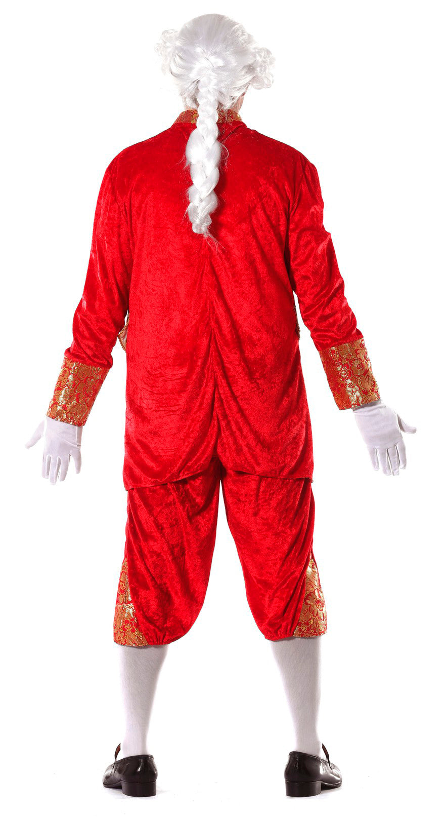 GP84335 – Marquisen Kostüm Eleganter Karneval – Größe: 48 - 50 (M), 54 - 56 (XL) – Farbe: Gold, Ansicht 2