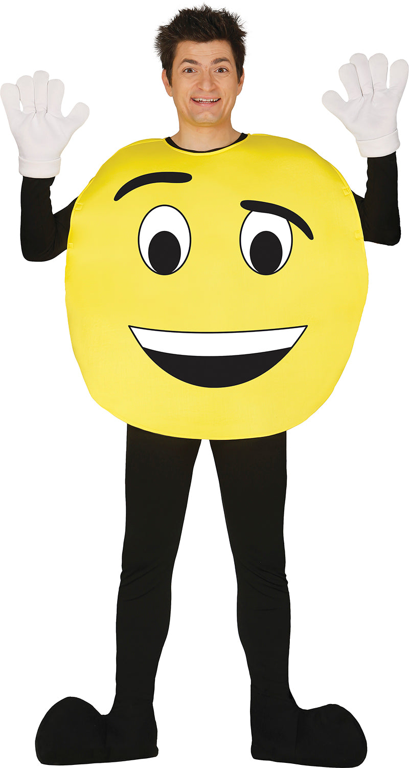 Emoji Kostüm für Erwachsene wechselbare Gesichter