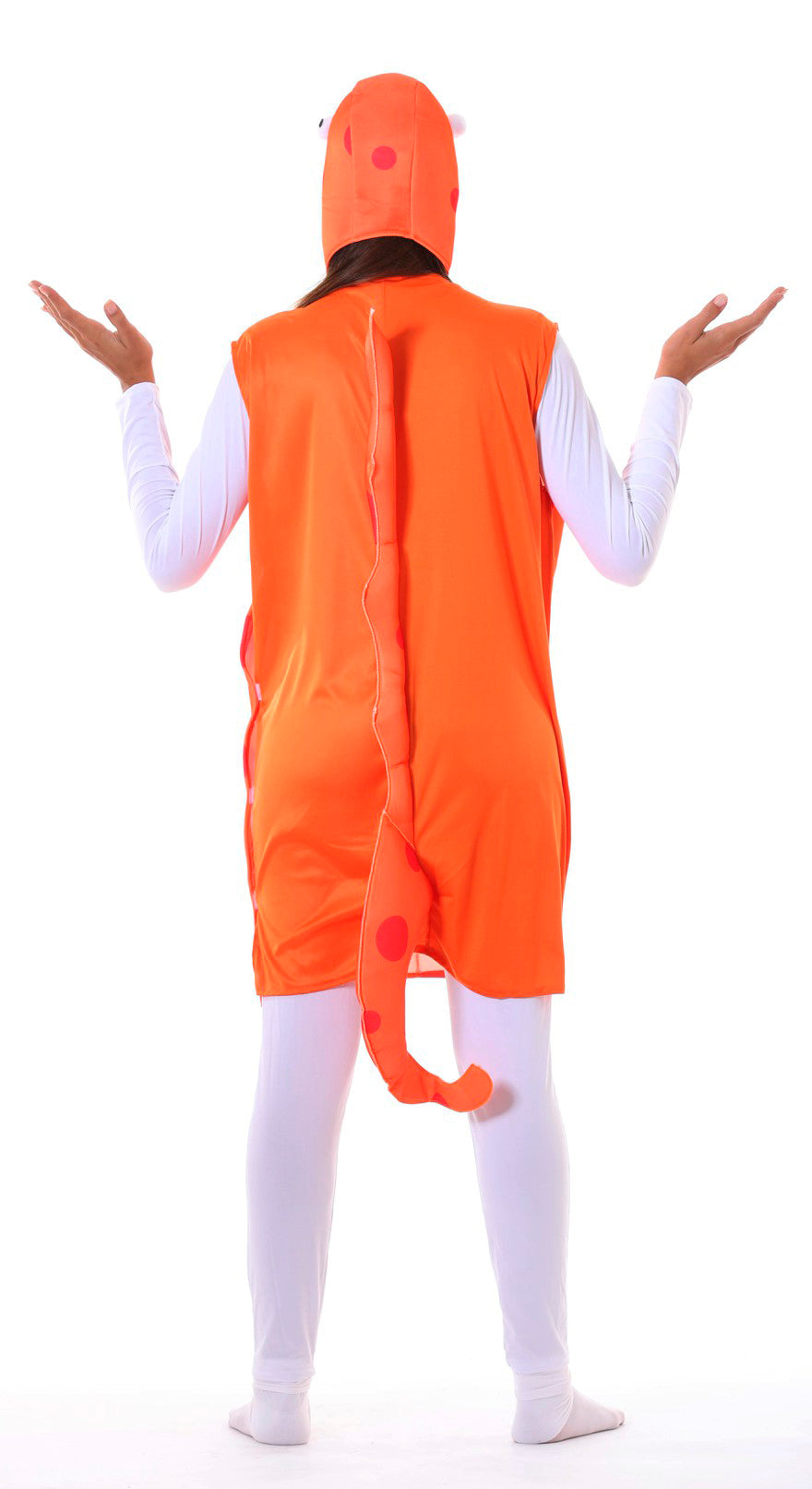GP84345 – Meerestier Fantasie Karnevalskostüm – Größe: 52 - 54 (L) – Farbe: Orange, Ansicht 2