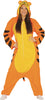 GP84346 – Tierkigurumi Tiger Kapuze Overall – Größe: 42 - 44 (L) – Farbe: Orange