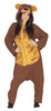 GP84353 – Bär Kigurumi Kostüm Tier – Größe: 52 - 54 (L) – Farbe: Braun