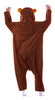 GP84353 – Bär Kigurumi Kostüm Tier – Größe: 52 - 54 (L) – Farbe: Braun