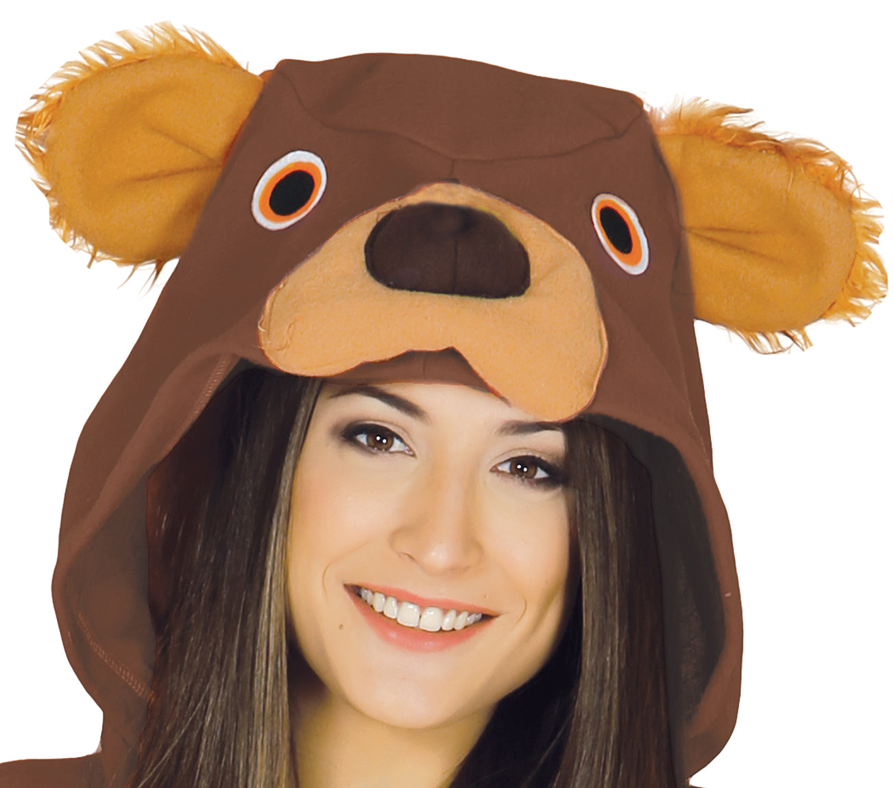 GP84353 – Bär Kigurumi Kostüm Tier – Größe: 52 - 54 (L) – Farbe: Braun