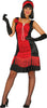 GP84366 – 20S Charleston Tanzkleid Rot Schwarz – Größe: 38 - 40 (M) – Farbe: Schwarz