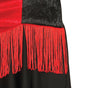 GP84366 – 20S Charleston Tanzkleid Rot Schwarz – Größe: 42 - 44 (L) – Farbe: Schwarz