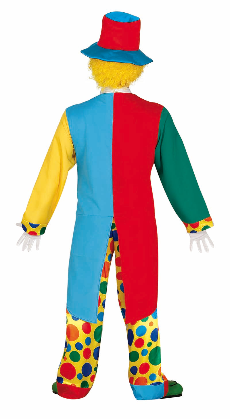 GP84368 – Clown Karneval Outfit Bunter Mantel – Größe: 52 - 54 (L) – Farbe: Mehrfarbig, Ansicht 2