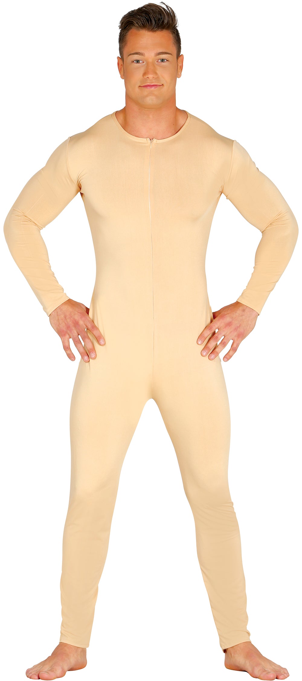 GP84372 – Sportler Anzug Ganzkörper Stretch – Größe: 52 - 54 (L) – Farbe: Natural