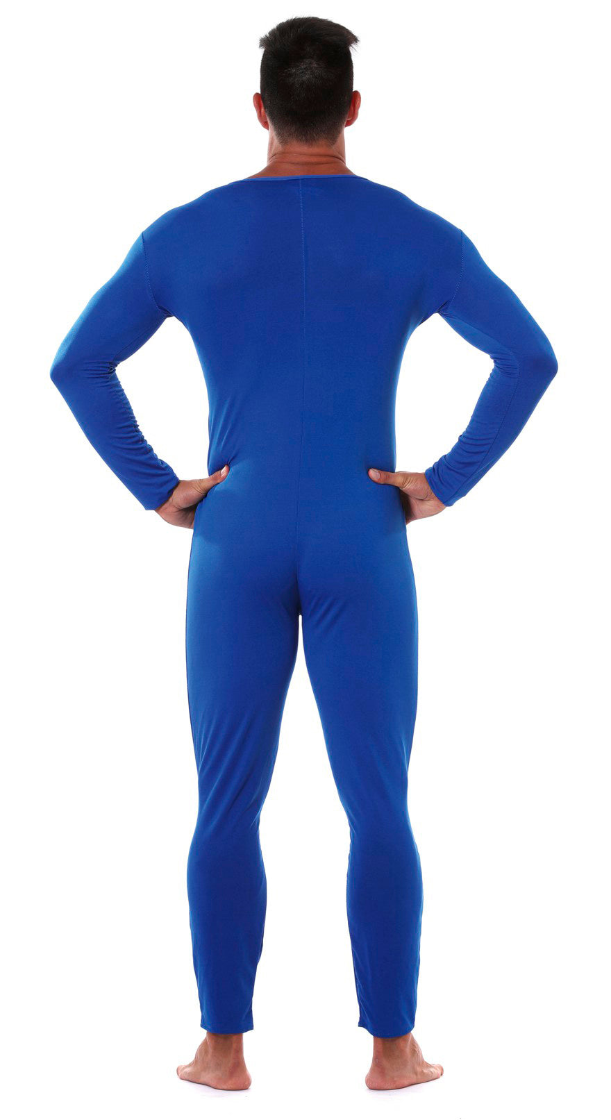 GP84373 – Sportler Karneval Ganzkörper Anzug – Größe: 52 - 54 (L) – Farbe: Blau