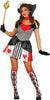 GP84385 – Karneval Königin Herz Spielkarten – Größe: 38 - 40 (M) – Farbe: Schwarz