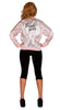 GP84404 – Fifties Rockabilly Princess Modejacke – Größe: 42 - 44 (L) – Farbe: Pink