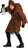 GP84440 – Halloween Mönch Kostüm Henkerskutte – Größe: 52 - 54 (L) – Farbe: Braun