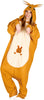 GP84494 – Tier Kigurumi Kostüm Kuscheldress – Größe: 42 - 44 (L) – Farbe: Braun