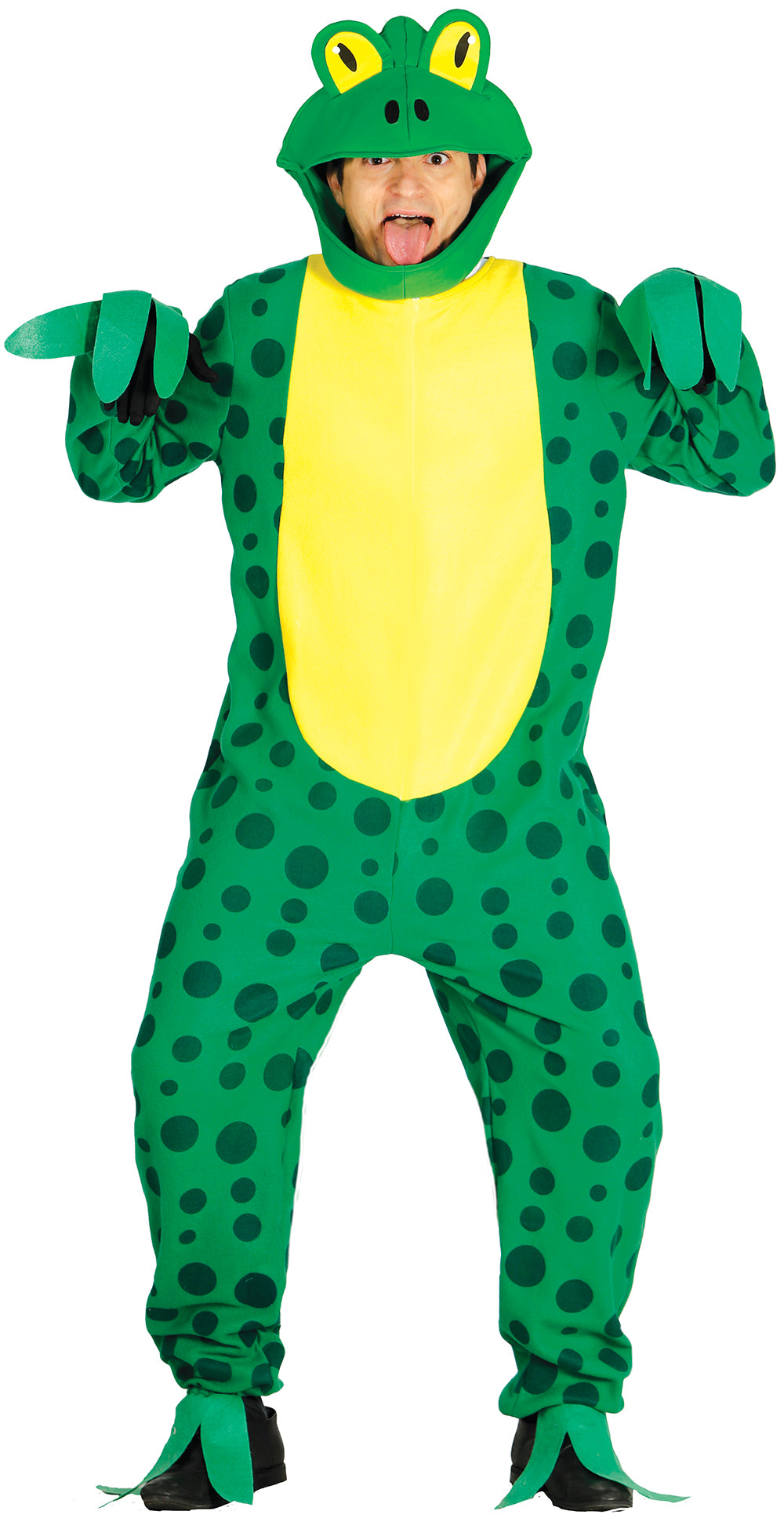 GP84498 – Tierkostüm Froschkönig Karneval – Größe: 52 - 54 (L) – Farbe: Grün