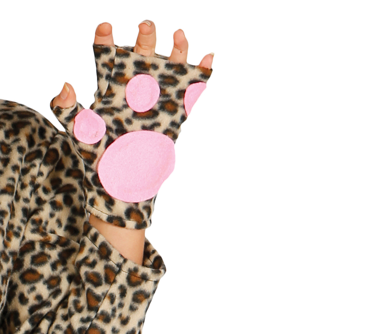 GP84506 – Leopardenzauber Katzenschwanz Kapuze – Größe: 36 - 38 (S) – Farbe: Braun