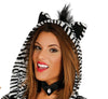 GP84511 – Tier Safari Outfit Zebra Look – Größe: 36 - 38 (S) – Farbe: Weiß