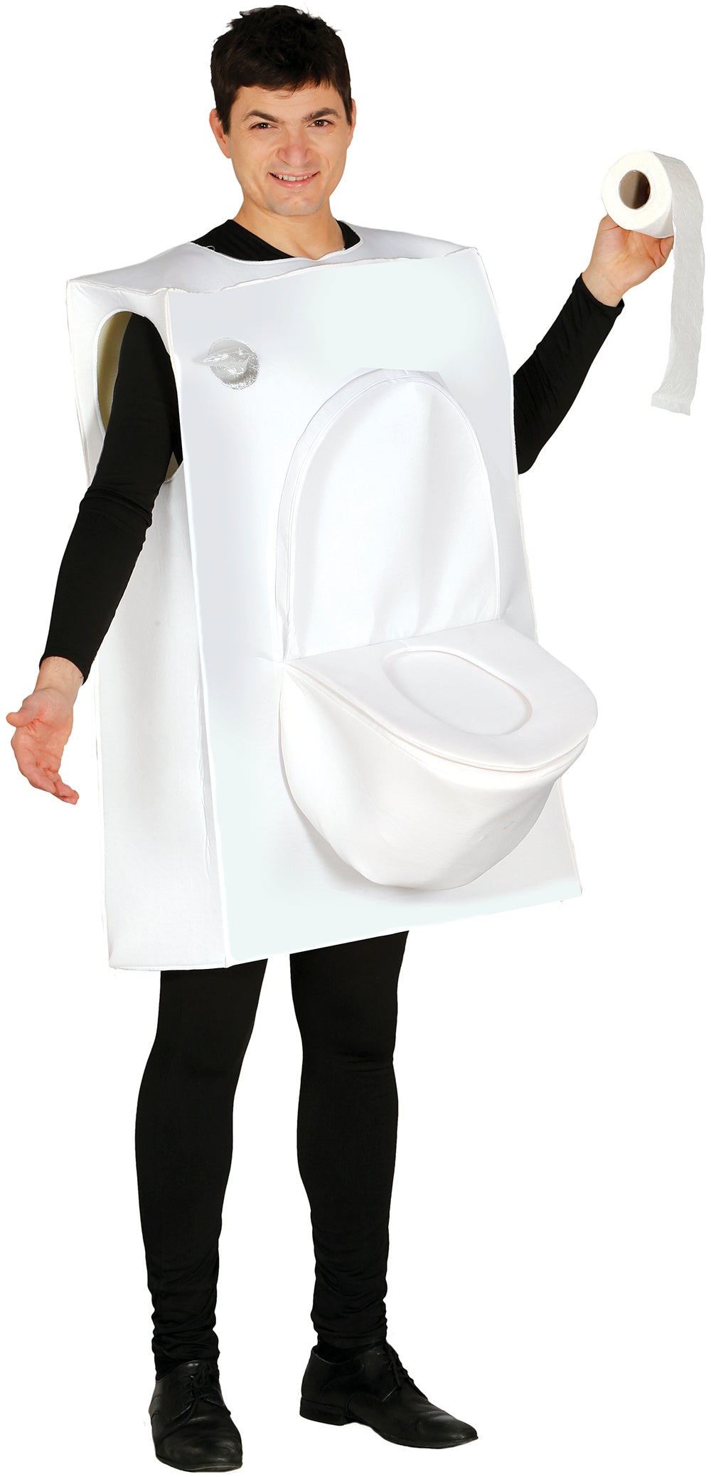 GP84525 – Junggesellenabschied Toilette Humor – Größe: 52 - 54 (L) – Farbe: Weiß