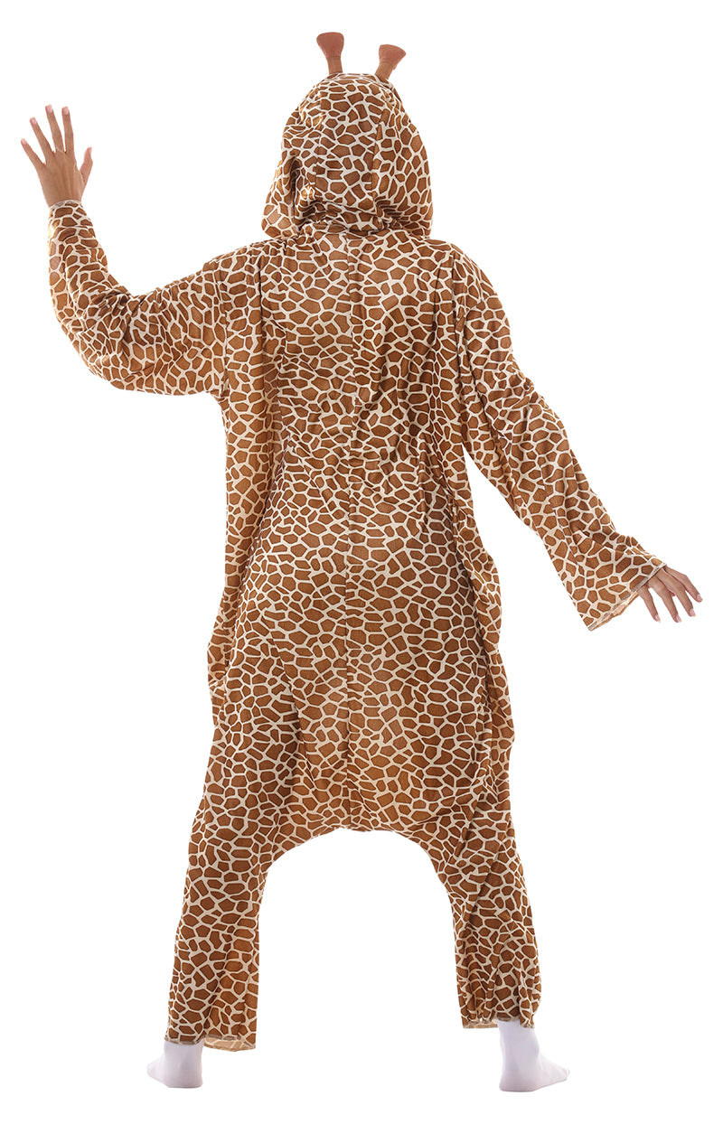 GP84526 – Tier Kigurumimi Giraffe Karneval – Größe: 42 - 44 (L) – Farbe: Braun