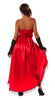 GP84564 – Cowboys Karnevalskleid Burlesque Stil – Größe: 38 - 40 (M) – Farbe: Rot