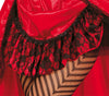 GP84564 – Cowboys Karnevalskleid Burlesque Stil – Größe: 42 - 44 (L) – Farbe: Rot